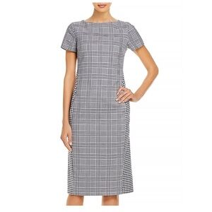 BOSS | Dimaia Checked Sheath Dress